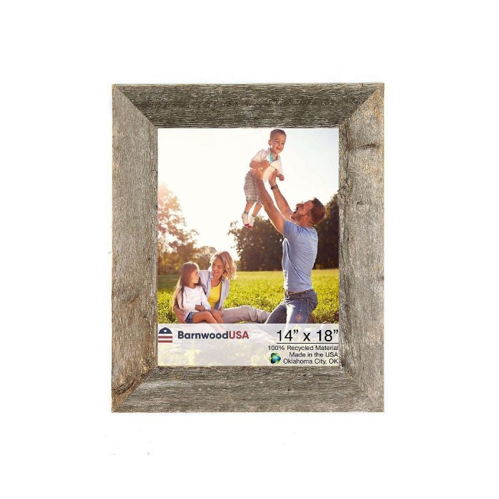 Rustic Farmhouse 8.5 in. x 14 in. Robins Egg Blue Reclaimed Wood ...